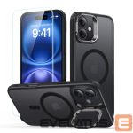 Muu telefoni lisavarustus ESR  ESR Classic Hybrid Kickstand Halolock MagSafe Case Set + Tempered Glass for iPhone 16 - Black 