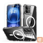 Muu telefoni lisavarustus ESR  ESR Classic Hybrid Kickstand Halolock MagSafe Case Set + Tempered Glass for iPhone 16 PLUS - Clear 