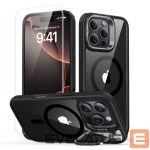 Muu telefoni lisavarustus ESR  ESR Classic Hybrid Kickstand Halolock MagSafe Case Set + Tempered Glass for iPhone 16 Pro - Clear 
