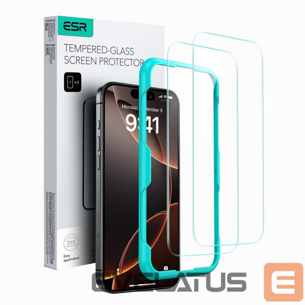 Muu telefoni lisavarustus ESR ESR Tempered Glass 2-PACK for iPhone 16 Pro Max - transparent