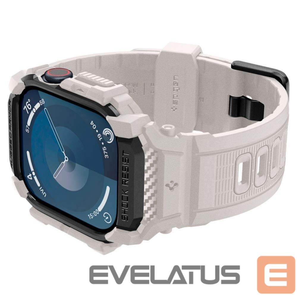 Muu telefoni lisavarustus Spigen Spigen Rugged Armor ”Pro” Strap for Apple Watch 10 (46MM) - Beige