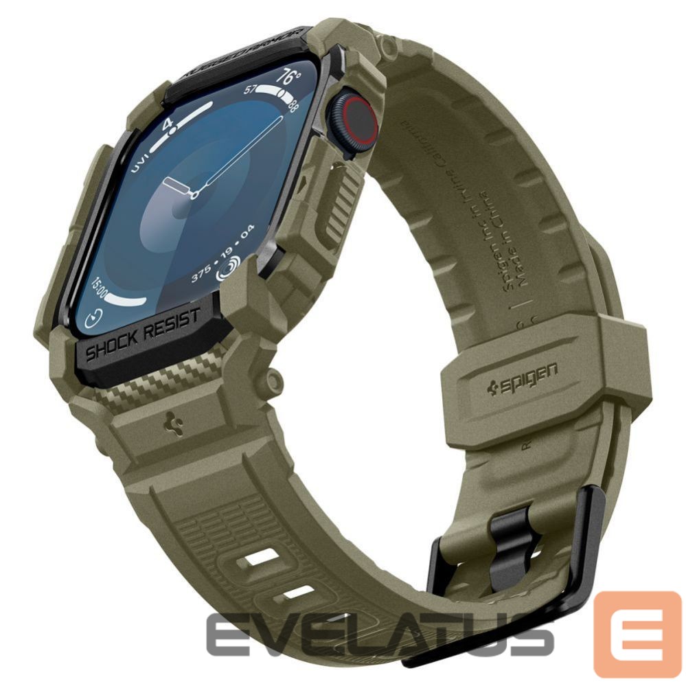 Muu telefoni lisavarustus Spigen Spigen Rugged Armor ”Pro” Strap for Apple Watch 10 (46MM) - Green