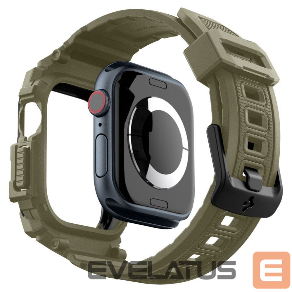 Muu telefoni lisavarustus Spigen Spigen Rugged Armor ”Pro” Strap for Apple Watch 10 (46MM) - Green