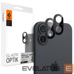 Muu telefoni lisavarustus Spigen  Spigen Optik GLAS.TR Camera Protector 2-PACK for iPhone 16 / 16 PLUS - Black 