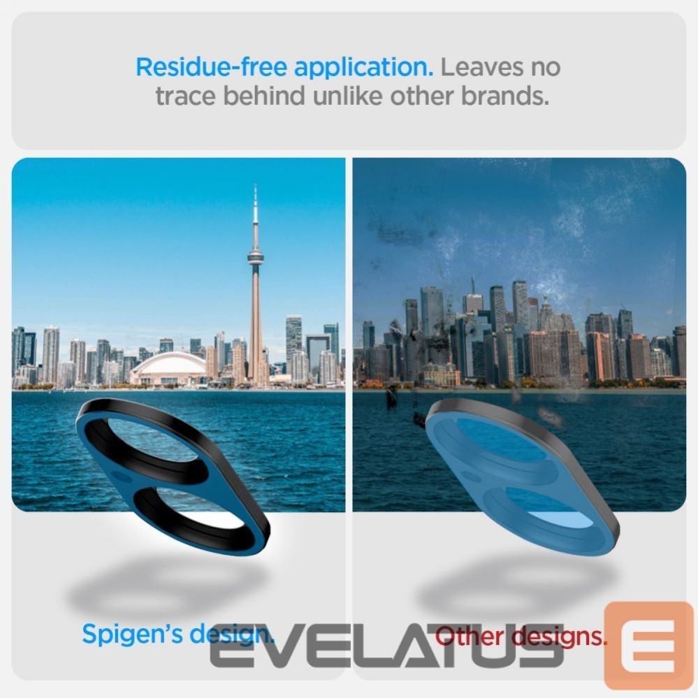 Muu telefoni lisavarustus Spigen Spigen Optik GLAS.TR Camera Protector 2-PACK for iPhone 16 / 16 PLUS - Black