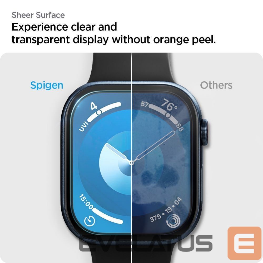 Muu telefoni lisavarustus Spigen Spigen Elite Shield ”EZ FIT” Hybrid Glass 2-PACK for Apple Watch 10 (42MM) - Clear