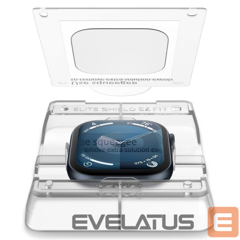 Muu telefoni lisavarustus Spigen Spigen Elite Shield ”EZ FIT” Hybrid Glass 2-PACK for Apple Watch 10 (42MM) - Clear