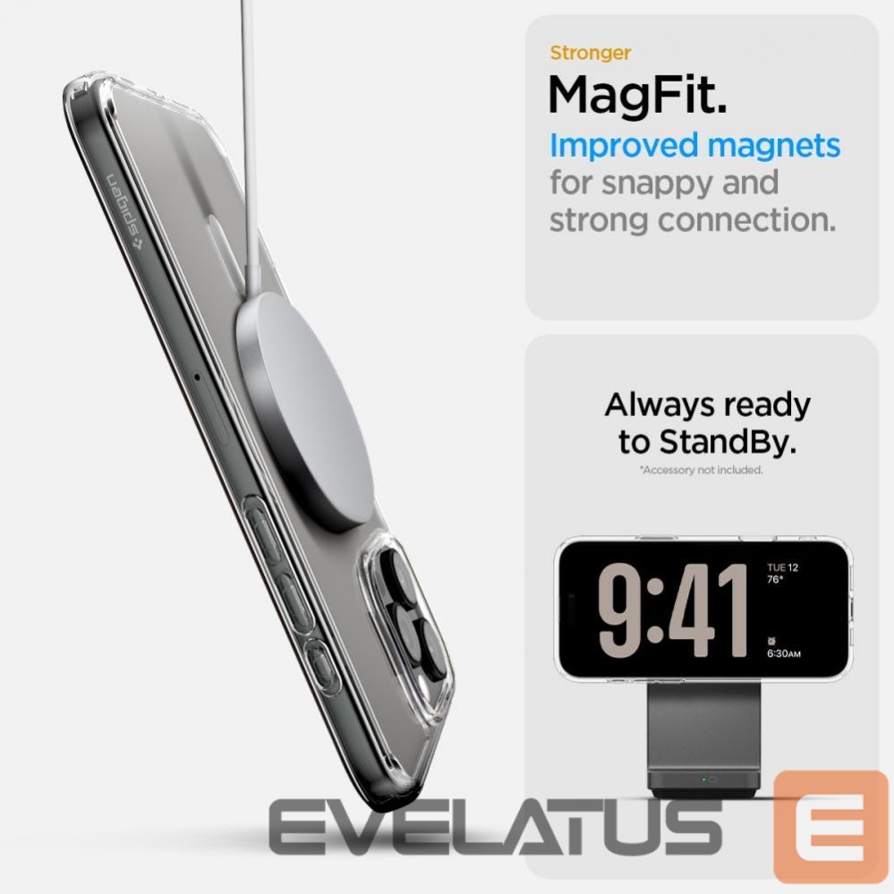 Muu telefoni lisavarustus Spigen Spigen Ultra Hybrid ”T” Mag MagSafe Case for iPhone 16 Pro Max - White