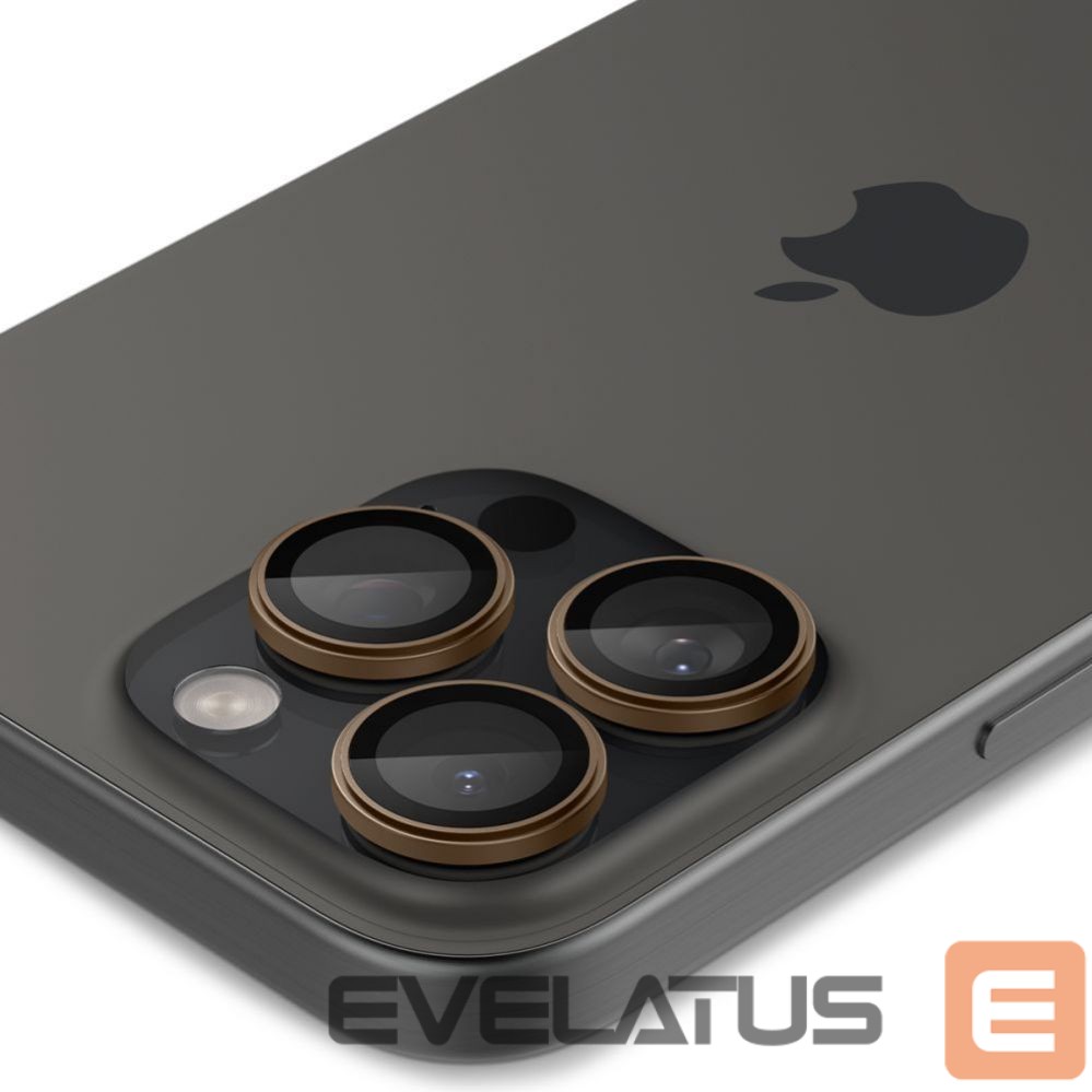 Muu telefoni lisavarustus Spigen Spigen Optik Pro GLAS.TR ”EZ FIT” Camera Protector 2-PACK for iPhone 16 Pro / Pro Max - Brown