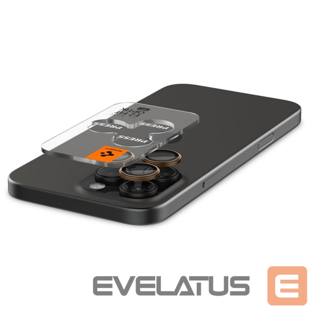 Muu telefoni lisavarustus Spigen Spigen Optik Pro GLAS.TR ”EZ FIT” Camera Protector 2-PACK for iPhone 16 Pro / Pro Max - Brown