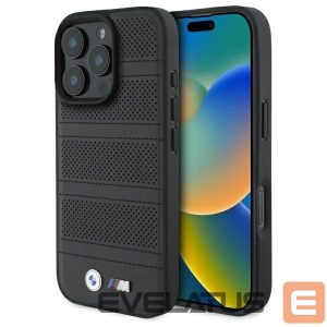 Muu telefoni lisavarustus BMW  BMW M Perforated And Stitched Line MagSafe case for iPhone 16 Pro Max - black 