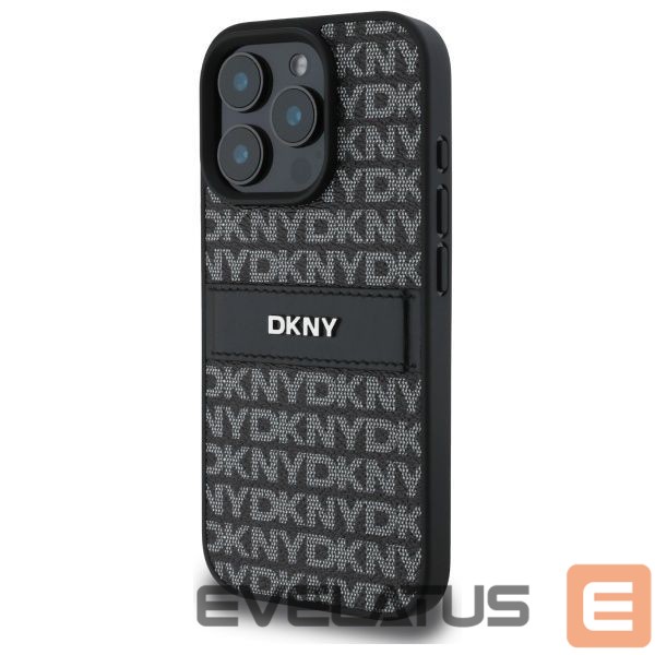 Muu telefoni lisavarustus DKNY DKNY Texture Pattern Tonal Stripe iPhone 16 Pro Case - Black