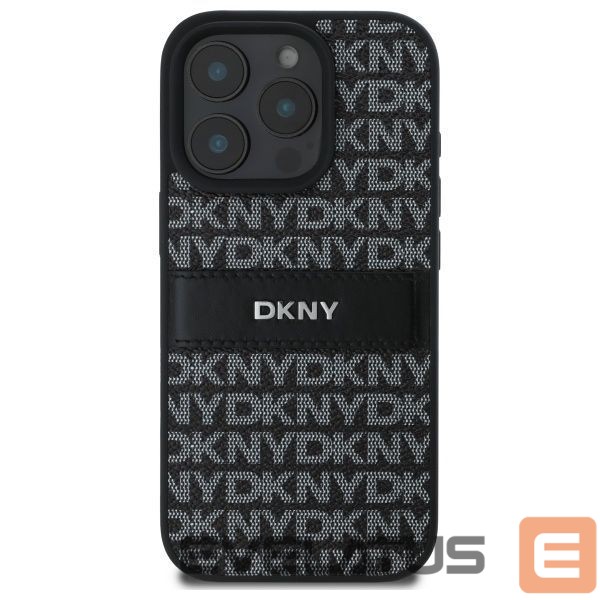 Muu telefoni lisavarustus DKNY DKNY Texture Pattern Tonal Stripe iPhone 16 Pro Case - Black