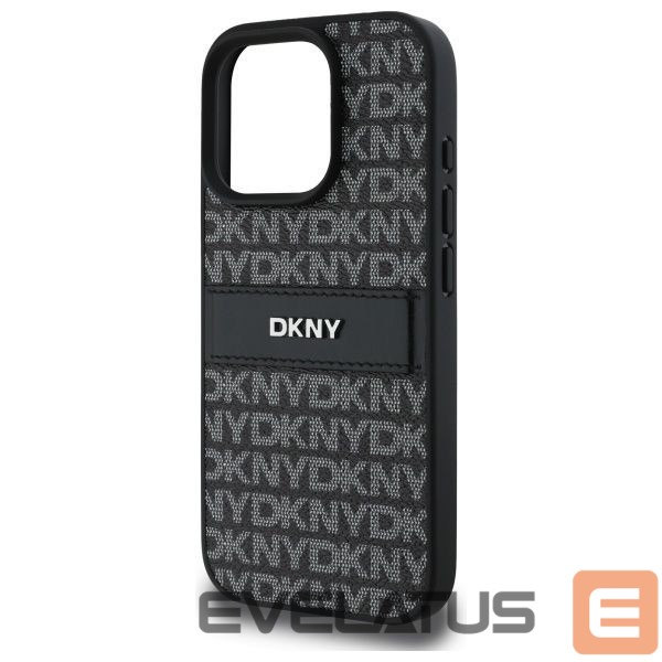 Muu telefoni lisavarustus DKNY DKNY Texture Pattern Tonal Stripe iPhone 16 Pro Case - Black
