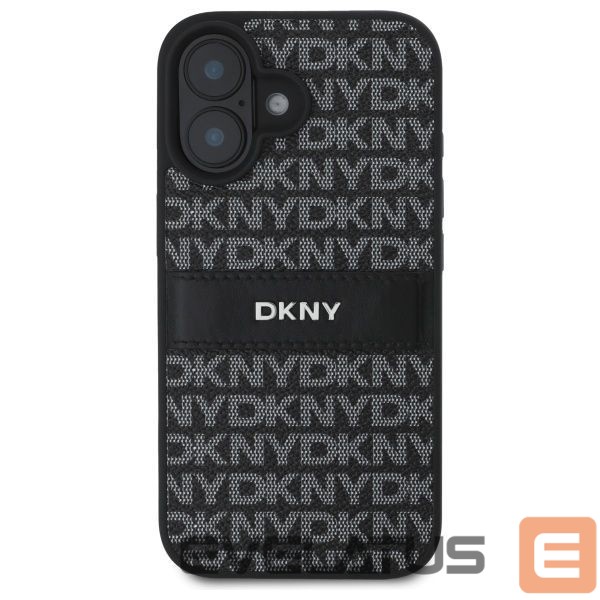 Muu telefoni lisavarustus DKNY DKNY Texture Pattern Tonal Stripe iPhone 16 Case - Black