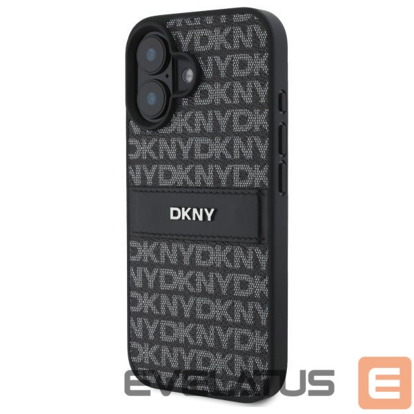Muu telefoni lisavarustus DKNY DKNY Texture Pattern Tonal Stripe iPhone 16 Case - Black