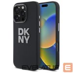 Muu telefoni lisavarustus DKNY  DKNY Liquid Silicone Metal Logo iPhone 16 Pro Max Case - Black 
