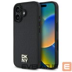 Muu telefoni lisavarustus DKNY  DKNY Repeat Pattern Stack Logo MagSafe iPhone 16 Case - Black 