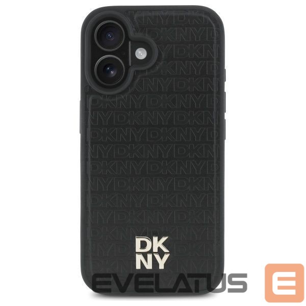 Muu telefoni lisavarustus DKNY DKNY Repeat Pattern Stack Logo MagSafe iPhone 16 Case - Black