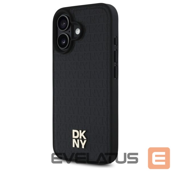 Muu telefoni lisavarustus DKNY DKNY Repeat Pattern Stack Logo MagSafe iPhone 16 Case - Black