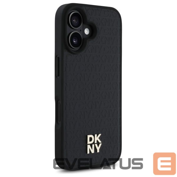 Muu telefoni lisavarustus DKNY DKNY Repeat Pattern Stack Logo MagSafe iPhone 16 Case - Black
