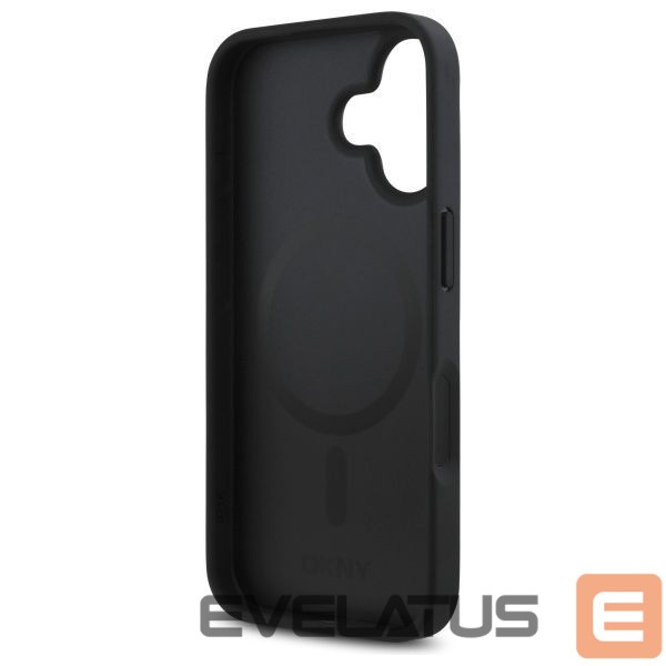 Muu telefoni lisavarustus DKNY DKNY Repeat Pattern Stack Logo MagSafe iPhone 16 Case - Black