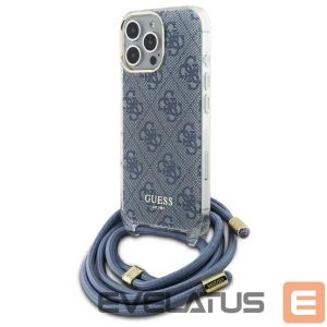 Muu telefoni lisavarustus Guess  Guess Crossbody Cord 4G Print Case for iPhone 16 Pro Max - Blue 