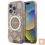 Muu telefoni lisavarustus Guess  Guess IML Peony On 4G Background MagSafe Case for iPhone 16 Pro - Pink 