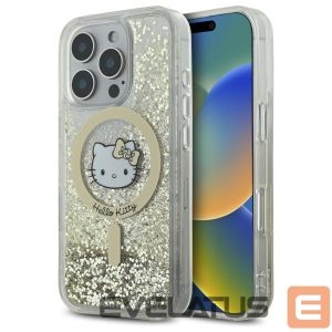 Muu telefoni lisavarustus Hello Kitty  Hello Kitty Liquid Glitter Fever MagSafe iPhone 16 Pro Case - Gold 