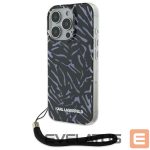 Muu telefoni lisavarustus Karl Lagerfeld  Karl Lagerfeld Zebra With Cord iPhone 16 Pro Case - Purple 