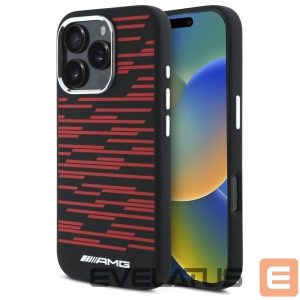 Muu telefoni lisavarustus Mercedes-Benz  AMG Silicone Graphics MagSafe case for iPhone 16 Pro - black 