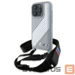 Muu telefoni lisavarustus BMW  BMW M Edition Carbon Stripe & Strap iPhone 16 Pro Max Case - Gray 