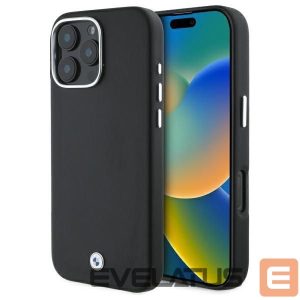 Muu telefoni lisavarustus BMW  BMW BMHMP16L23PUFWK iPhone 16 Pro 6.3" black/black hardcase Sign Full Wrapped Metal MagSafe 