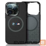 Muu telefoni lisavarustus BMW  BMW M Silicone Printed Ring MagSafe iPhone 16 Case - Black 
