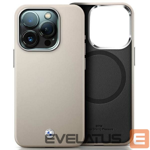 Muu telefoni lisavarustus BMW BMW Sign Full Wrapped Metal MagSafe Case for iPhone 16 Pro Max - Gray