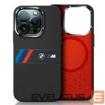 Muu telefoni lisavarustus BMW  BMW Silicone Middle Stripe MagSafe Case for iPhone 16 Pro Max - Black 
