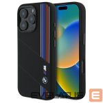 Muu telefoni lisavarustus BMW  BMW Silicone Cut Tricolor Lines MagSafe Case for iPhone 16 Pro Max - Black 