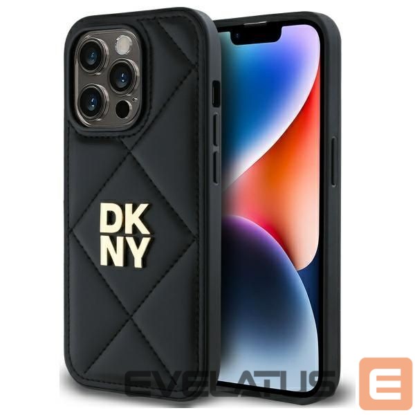 Muu telefoni lisavarustus DKNY DKNY Quilted Stack Logo iPhone 14 Pro Case - Black
