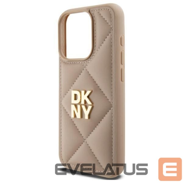 Muu telefoni lisavarustus DKNY DKNY Quilted Stack Logo iPhone 15 Pro Case - Beige