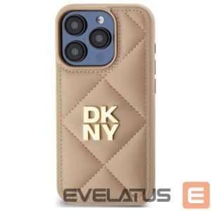 Muu telefoni lisavarustus DKNY  DKNY Quilted Stack Logo iPhone 15 Plus Case - Beige 