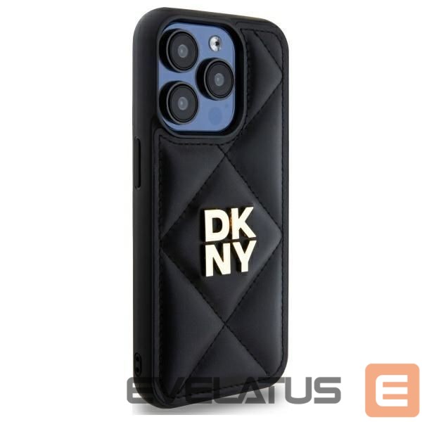Muu telefoni lisavarustus DKNY DKNY Quilted Stack Logo iPhone 15 Pro Max Case - Black