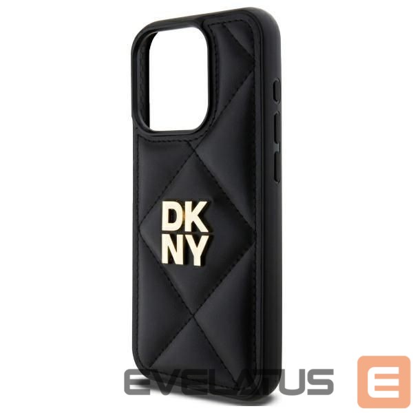 Muu telefoni lisavarustus DKNY DKNY Quilted Stack Logo iPhone 15 Pro Max Case - Black