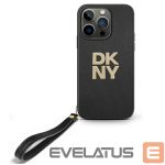 Muu telefoni lisavarustus DKNY  DKNY Wrist Strap Stock Logo iPhone 16 Pro Case - Black 