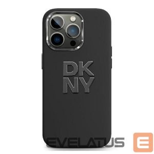 Muu telefoni lisavarustus DKNY  DKNY Liquid Silicone Metal Logo iPhone 16 Case - Black 