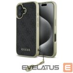 Muu telefoni lisavarustus Guess  Guess 4G Charms Collection case for iPhone 16 - black 