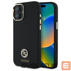 Muu telefoni lisavarustus Guess  Guess Silicone Logo Strass 4G Case for iPhone 16 - Black 