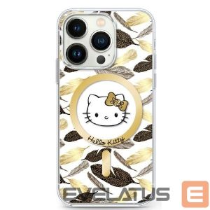 Muu telefoni lisavarustus Hello Kitty  Hello Kitty IML Golden Leaves MagSafe Case for iPhone 16 Pro Max - White 