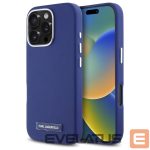 Muu telefoni lisavarustus Karl Lagerfeld  Karl Lagerfeld FW Metal Plate MagSafe iPhone 16 Pro Max Case - Blue 