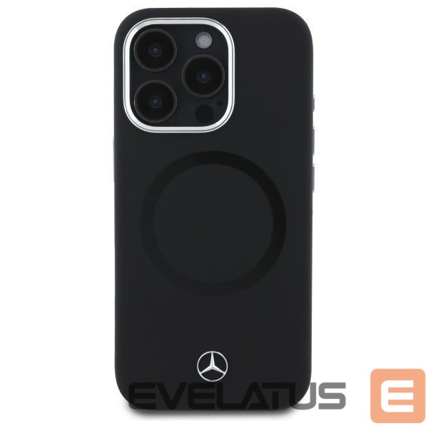 Muu telefoni lisavarustus Mercedes-Benz Mercedes Silicone Tonal Logo MagSafe iPhone 16 Pro Max Case - Black