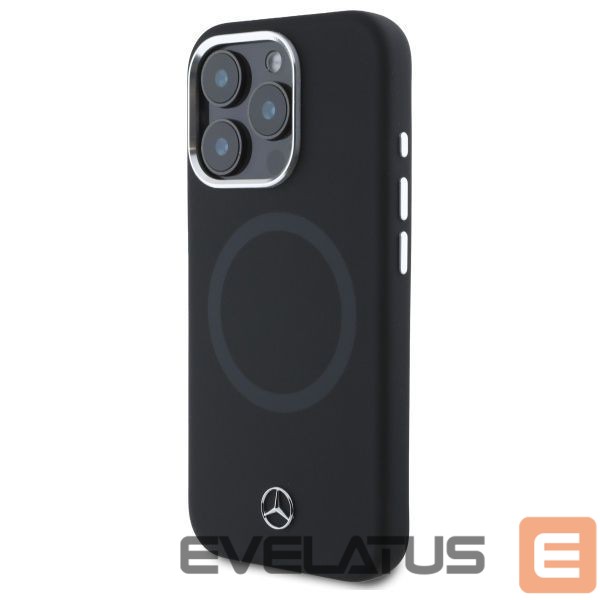 Muu telefoni lisavarustus Mercedes-Benz Mercedes Silicone Tonal Logo MagSafe iPhone 16 Pro Max Case - Black